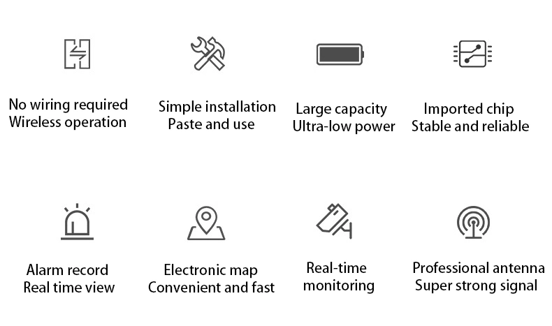 Smoke Detector Built-in Battery, Wireless Network, Mobile Phone Alarm, Fire Alarm Detector Remote Control