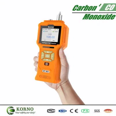 Détecteur/compteur portatif de gaz de monoxyde de carbone d'aspiration de pompe, analyseur de gaz d'échappement de voiture, détecteur de Co